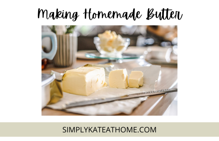 Making Homemade Butter: Easy DIY