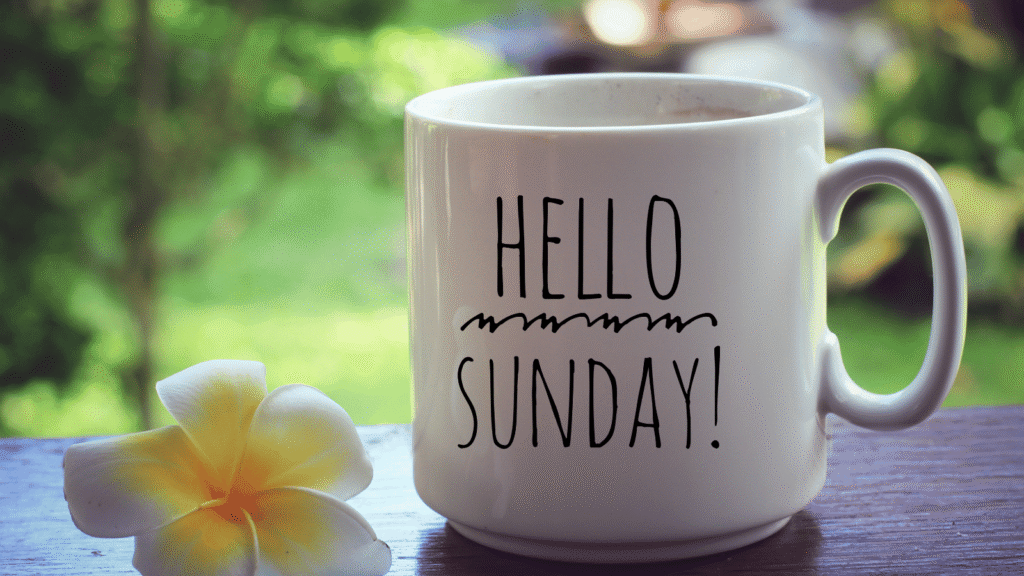 Sunday Morning Coffee + Creating Household Rhythms
